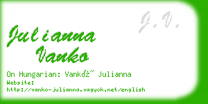 julianna vanko business card